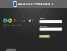 Tablet Screenshot of golflacabredor.extraclub.fr