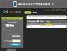 Tablet Screenshot of club-oxygene.extraclub.fr