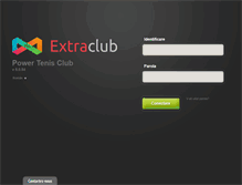 Tablet Screenshot of powertenisclub.extraclub.fr